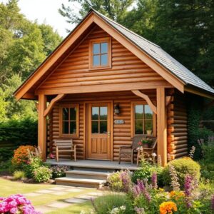 Forest Garden Overlap Cabin